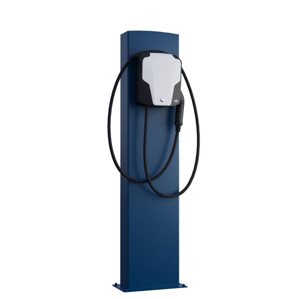 ABL Wallbox EnergizeStand con pistra di base in blu