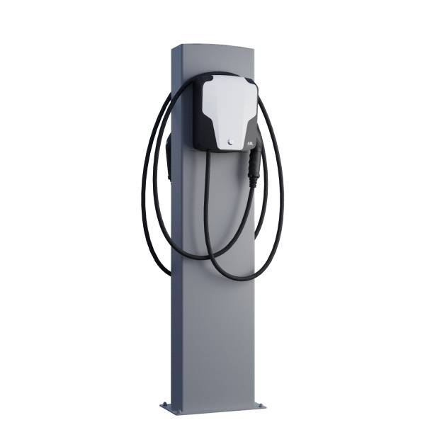 ABL Wallbox EnergizeStand for Two con piastra di base in grigio