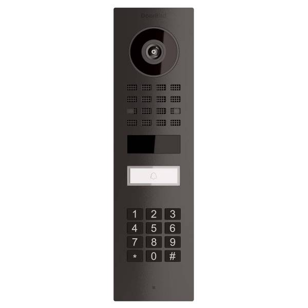 Citofono da superficie Smart-ON Doorbird D1101KV con Keypad modulo in nero grafite