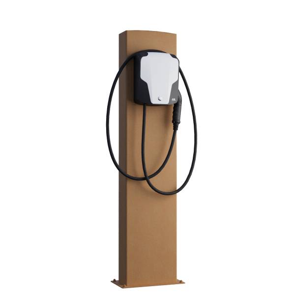 ABL Wallbox EnergizeStand con pistra di base in ruggine