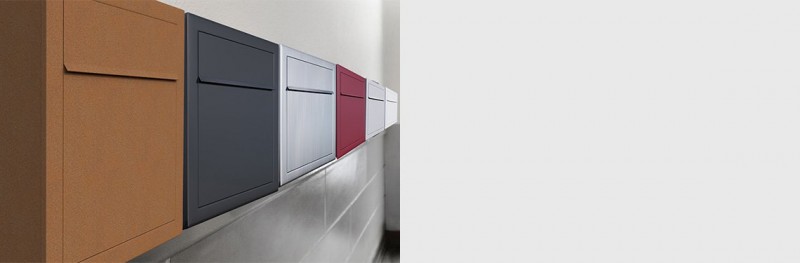 Briefkasten Design Wandbriefkasten modulare Briefkastenanlage für Wohnkomplexe Bravios 