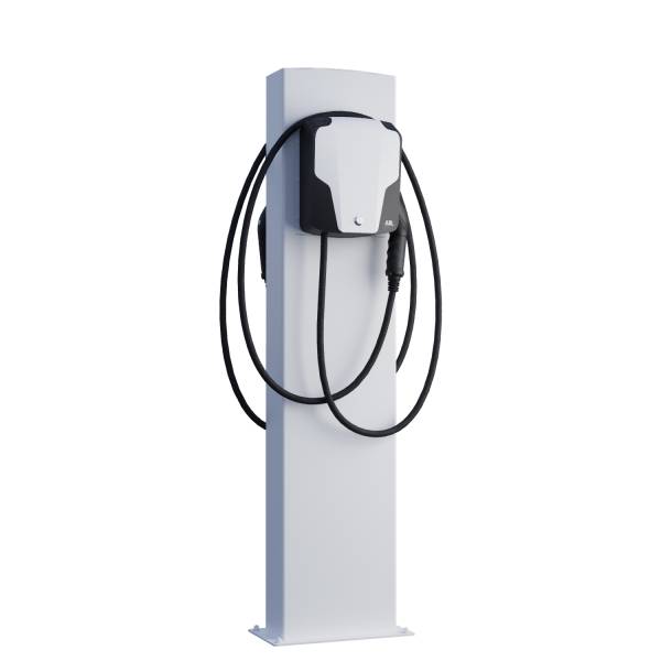 ABL Wallbox EnergizeStand for Two con piastra di base in bianco