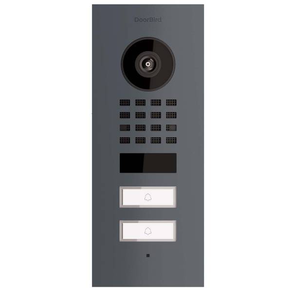 Citofono da incasso Smart-IN for Two Doorbird D1102V in antracite