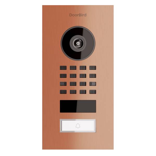 Citofono da incasso Smart-IN Doorbird D1101V in aspetto bronzo