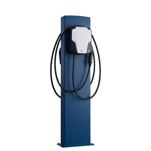 ABL Wallbox EnergizeStand for Two con piastra di base in blu