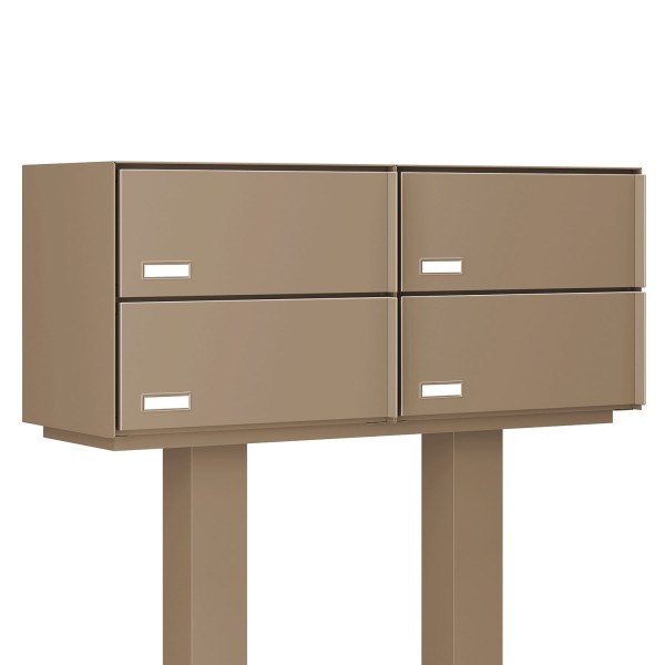 Cassetta postale con supporto postale Kopenhagen for Four Beige