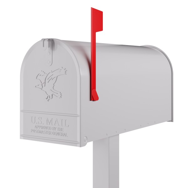 Cassetta postale americana Big US Mailbox Bianco