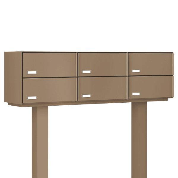 Cassetta postale con supporto postale Kopenhagen for Six Beige | H