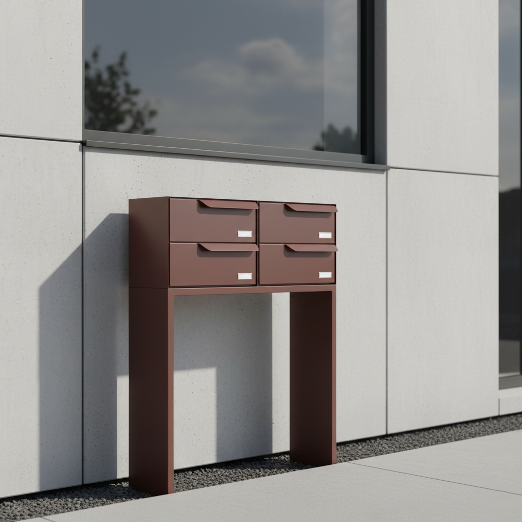 Perché gli architetti scelgono determinate forme e colori per le cassette postali