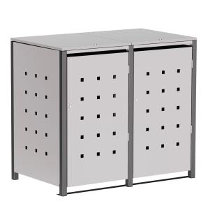 Box copri bidoni Horst doppia  - 120 litri
