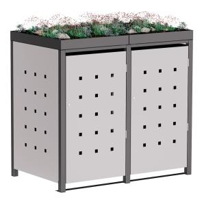 Box copri bidoni Anna doppia  - 120 litri