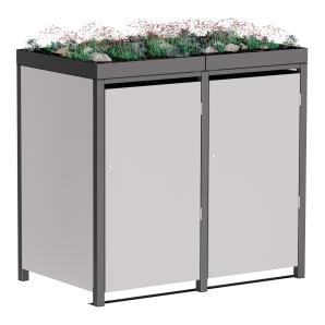 Box copri bidoni Emma doppia - 120 litri