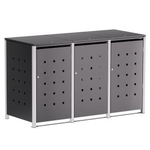 Box copri bidoni Horst triplo  - 120 litri