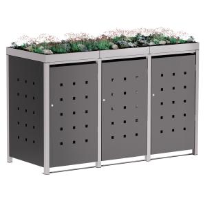 Box copri bidoni Anna triplo  - 120 litri