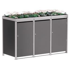 Box copri bidoni Tilda triplo - 240 litri