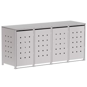 Box copri bidoni Wilhelm quadruplo - 240 litri