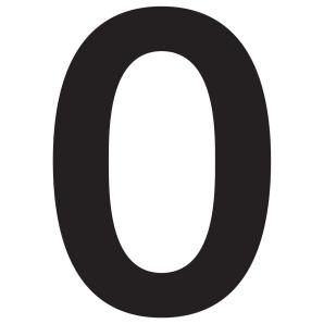 Numero civico ''0''