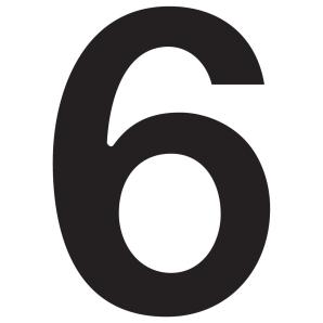 Numero civico ''6''