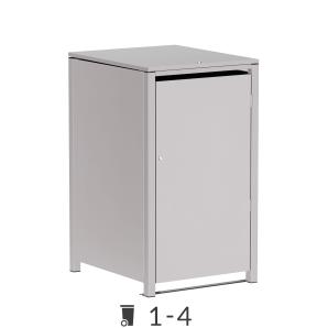 Box copri bidoni Helmut con coperchio - 120 litri