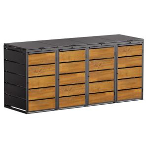 Box copri bidoni Edda quadruplo  - 240 litri