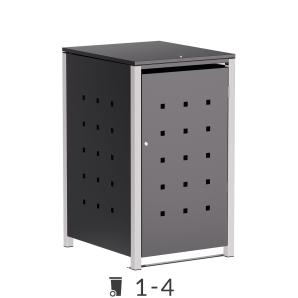 Box copri bidoni Horst con coperchio - 120 litri