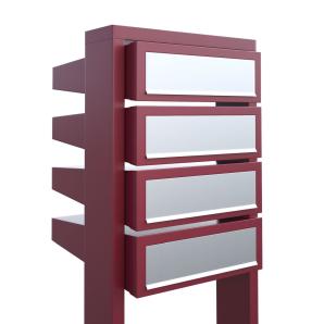 Sistema di cassette postali Stairs for Four